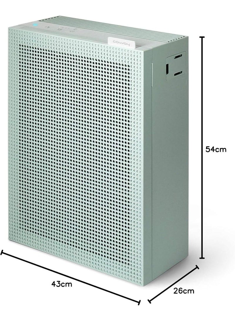 كواي منقّي هواء AM-150 للغرف الكبيرة حتى 1,035 قدم² | فلتر GreenHEPA طويل العمر ‏3-في-1 | مراقبة جودة الهواء | وضع تلقائي | يزيل ‎99.99%‎ من الغبار ووبر الحيوانات والروائح ومسببات الحساسية | وضع النوم الهادئ 20 ديسيبل | ضمان سنتين | أخضر - Image 4